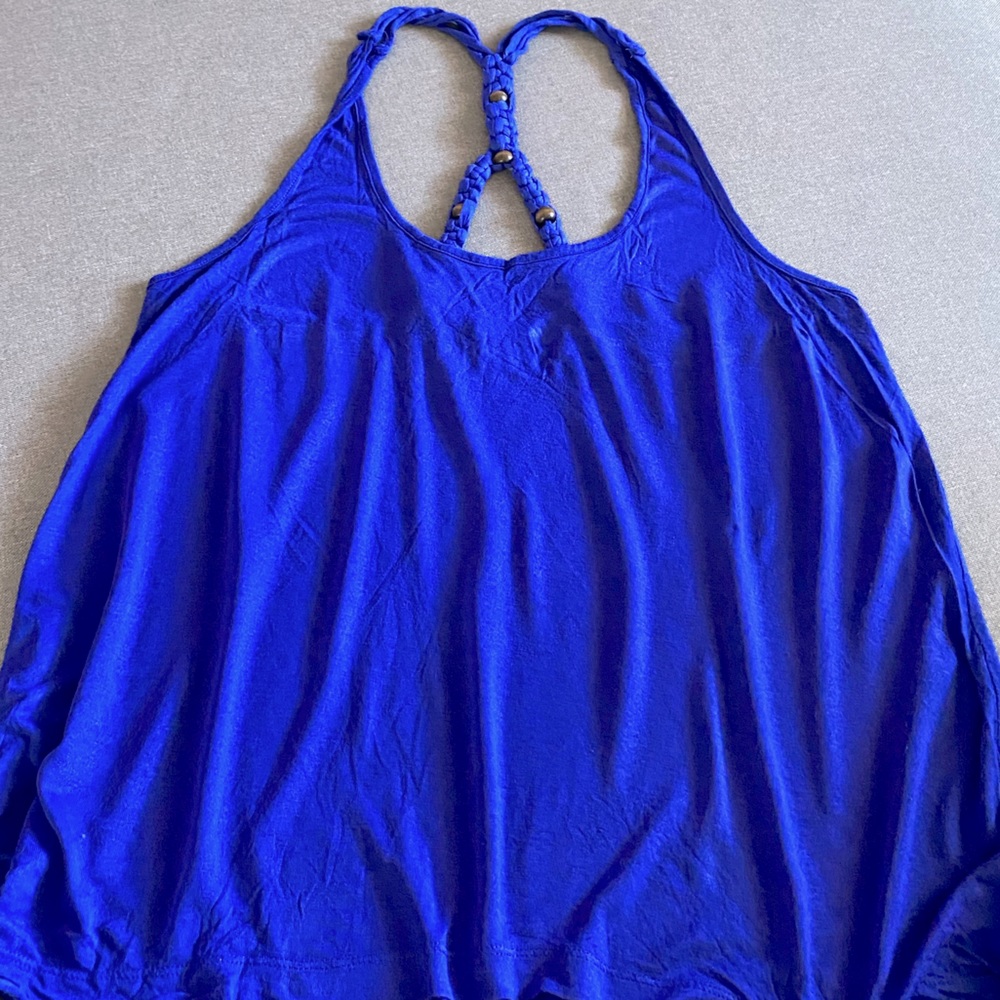 Royal Blue Flowy Tank Top (Forever 21)